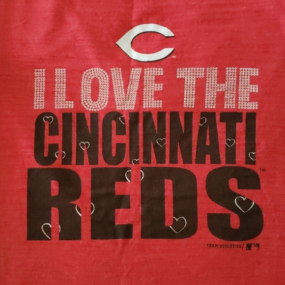 Cincinnati Reds T-Shirt, Kids Size L (14/16) - Picture 2 of 4
